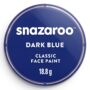 Snazaroo Classic Face and Body Paint, 18.8g (0.66-oz) Pot, Dark Blue