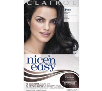 Clairol Nice ‘n Easy Permanent Color, 2/122 Natural Black 1 ea