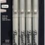 Speedball Elegant Writer Calligraphy 4 Marker Set, Black, 2.0 mm, 2.5 mm & 3.0 mm Chisel N