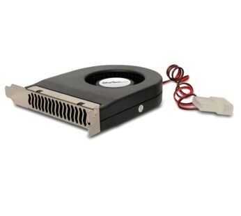 StarTech.com Expansion Slot Rear Exhaust Cooling Fan with LP4 Connector (FANCASE), Black,