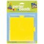 Perler Beads Yellow Square Pegboards, 2pc, 5.7'' L x 5.7'' H, Small
