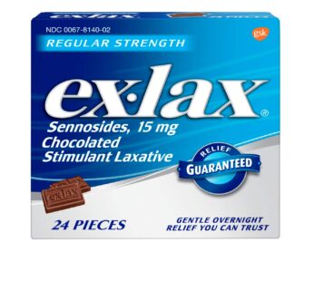 ex-lax Regular Strength Chocolated Stimulant Laxative Constipation Relief Pills for Occasi