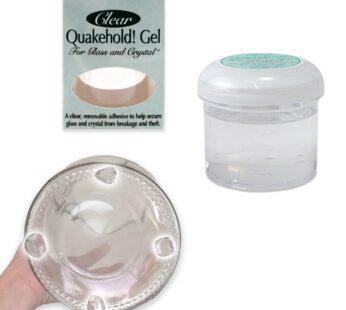 Quakehold! 22111 Gel for Glass and Crystal, Clear, 4oz