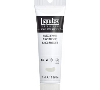 Liquitex Professional Heavy Body Acrylic Paint, 2-oz (59ml) Tube, Iridescent White