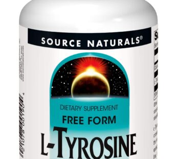 Source Naturals L-Tyrosine -Free Form Amino Acid Supplement – 100 Tablets