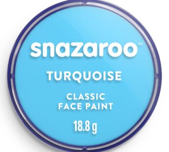 Snazaroo Classic Face and Body Paint, 18.8g (0.66-oz) Pot, Turquoise