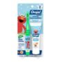 Orajel Elmo Fluoride-Free Tooth & Gum Cleanser with Toothbrush, Combo Pack, Banana Apple F