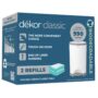 Diaper Dekor Classic Diaper Pail Biodegradable Refills | 2 Count | Most Economical Refill