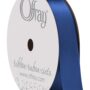 Berwick 067055 5/8" Wide Single Face Satin Ribbon, Royal Blue, 6 Yds
