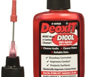 DeoxIT D100L-25C Precision Needle Applicator, More Than A Contact Cleaner, 25 mL, Pack of