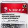 SINGER Safety Pins, 50 Count, Size 1-3 Pkg