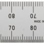 Mitutoyo 182-111, Steel Rule, 150mm, (1mm, 1/2mm), 1.2mm Thick X 19mm Wide, Satin Chrome F