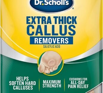 Dr. Scholl’s Extra Thick Callus Removers 4 Cushions ea.(Packs of 3)