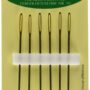 Clover Gold Eye Chenille Needles, 1 Count (Pack of 1), Size 20 6/Pkg