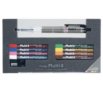 Pentel Pencil Lead Holder and Lead Set, Multi 8 Set (PH802ST)