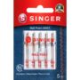 SINGER 4863 Universal Ball Point Machine Needles, Assorted Sizes, 5-Count