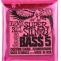 Ernie Ball 5-String Super Slinky Nickel Wound Bass Guitar Strings, 40-125 Gauge (P02824)