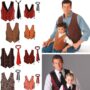 Simplicity 4762 Vest and Tie Sewing Pattern for Men and Boys, Size A (S-XL)