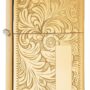 Zippo Lighter High Polish Brass Venetian