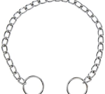 Hamilton Fine Choke Chain Dog Collar, 12-Inch