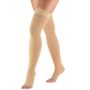 Truform 20-30 mmHg Compression Stockings for Men and Women, Thigh High Length, Dot-Top, Op