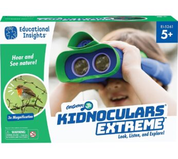 Educational Insights GeoSafari Jr. Kidnoculars Extreme, Kids Binoculars With Audio, Perfec