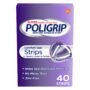 Super PoliGrip Comfort Seal Strips Denture Adhesive - 40 Strips by Super Poligrip Pack of