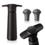 Vacu Vin Wine Saver Pump Black with Vacuum Wine Stopper - Keep Your Wine Fresh for up to 1