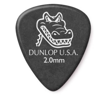 JIM DUNLOP Gator Grip Standard 2.0mm Black Guitar Picks