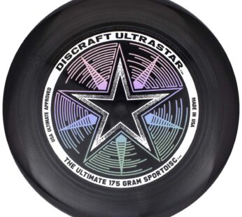 Discraft 175 gram Ultra Star Sport Disc, Black