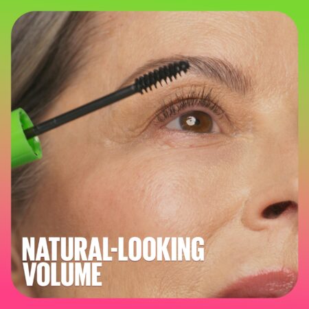 Maybelline Great Lash Lots Of Lashes Washable Mascara, Volumizing, Thickening and Curling Mascara, Brownish Black, 1 Count - Image 3