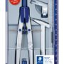 STAEDTLER 550 02 Noris School Compass with Centre Wheel, Extension Bar, Universal Adapter