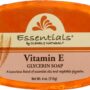 Clearly Natural Essentials Glycerine Soap Bar, Vitamin E, 4 Oz