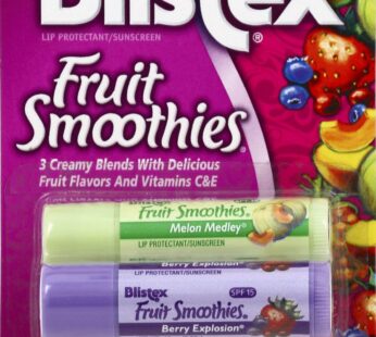Blistex Fruit Smoothies Lip Protectant Assorted, 3 ct (Packaging May Vary)
