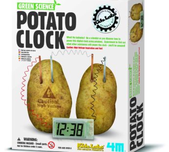 4M Potato Clock DIY Green Science Chemistry Engineering Lab – STEM Toys Educational Gift f