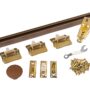 Johnson Hardware 1700363H Bifold 36" 1700 Closet Door Hardware, 36 inch