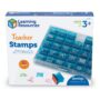 Learning Resources Jumbo Illustrated Teacher Stamps, Set of 30, Ages 3+, Messages Stamps f