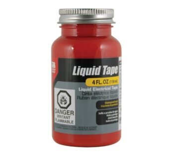 Gardner Bender, 4 Oz Bottle, Red LTR-400 Liquid Tape, Home/Auto/Marine/Electric Applicatio
