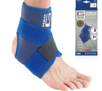 Neo-G Ankle Brace with Figure of 8 Strap ? Neoprene Ankle Brace for Ligament Damage, Arthr