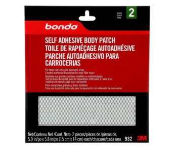 Bondo Self-Adhesive Body Patch, For Large Rust-Outs and Damaged Areas, 2 Patches, 5.9 in x