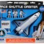 Daron Worldwide Trading Inc. Space Shuttle with Stand 3 Astronauts, American Flag and Kenn