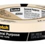 Scotch General Purpose Masking Tape, Tan, Tape for Labeling, Bundling and General Use, Mul