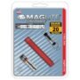 Maglite Solitaire Incandescent 1-Cell AAA Flashlight Red - K3A036
