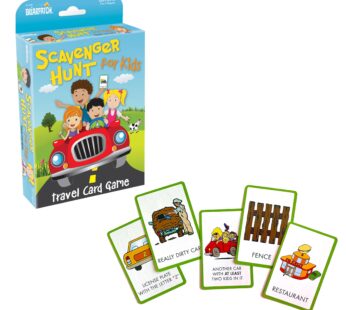 Briarpatch Travel Scavenger Hunt Card Game for Kids, Activities for Family Vacations, Road