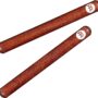 Meinl Percussion CL18 Claves De Luxe, Dense Hardwood,Wood/ Brown