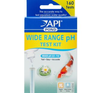 API POND WIDE RANGE pH TEST KIT 160-Test Pond Water Test Kit