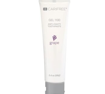 CariFree Gel 1100 (Grape) Anti-Cavity Fluoride Toothpaste with Nano Hydroxyapatite, Grape