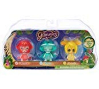 Just Play Glimmies Collector Pack- Rubina, Pluma, Cornelie