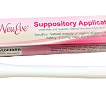 NeuEve  Vaginal Suppository Applicator, Reusable (1/Pack)   3.5/8  Internal Diameter   Fit