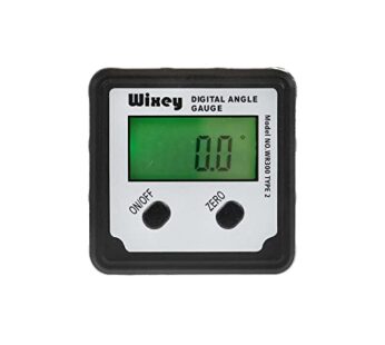Wixey WR300 Digital Angle Finder Gauge with Magnetic Angle Finder Base and Backlit Digital